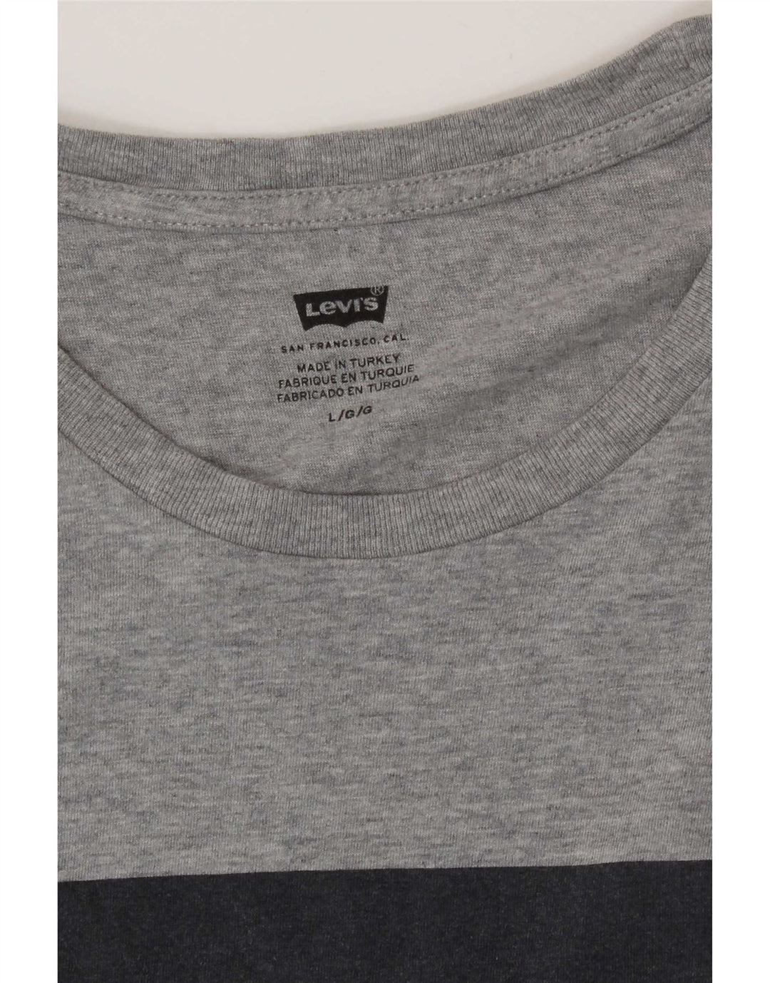 Levi's Herre Grafisk T-Shirt Top Stor Grå
