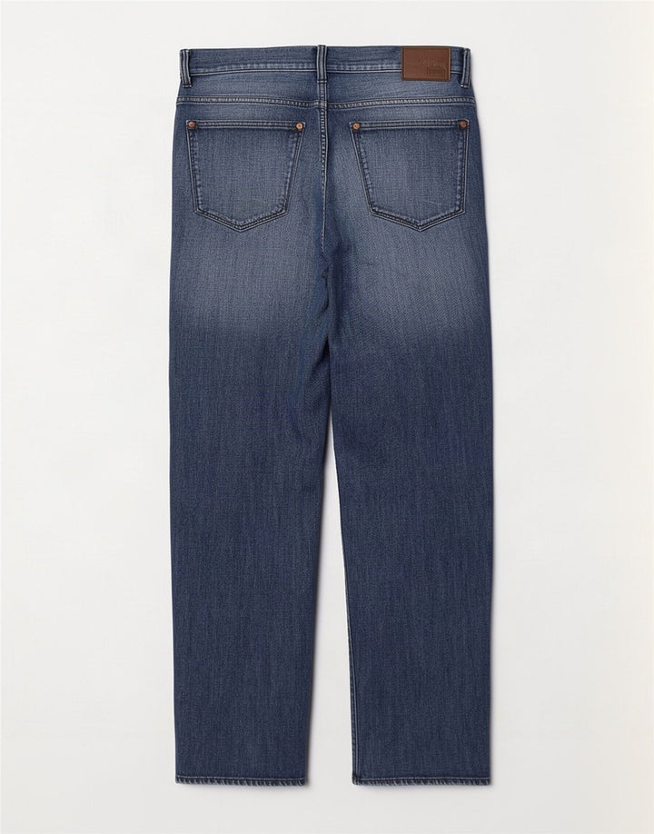 Hugo Boss Herre Stretch Straight Jeans W32 L30 Marineblå Bomuld