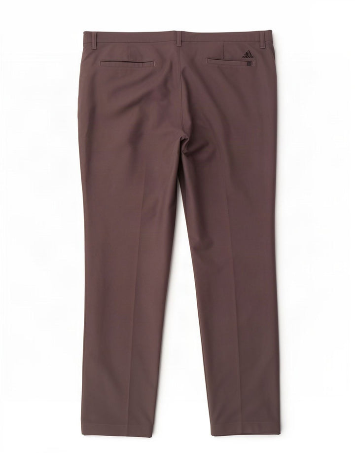 Adidas Straight Chino-bukser til mænd W36 L32 Grå polyester