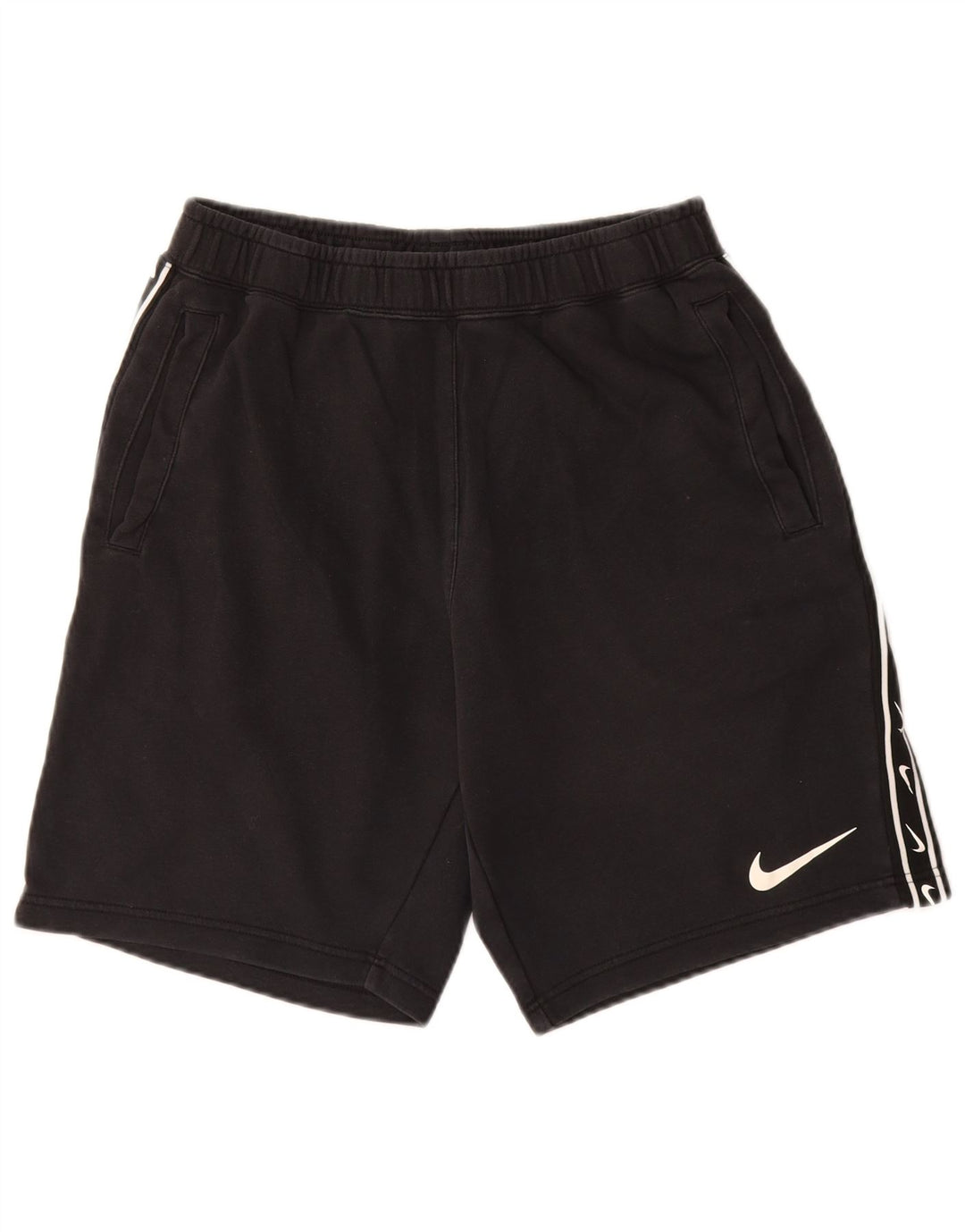 Nike Herre grafiske sportsshorts Medium Sort Bomuld