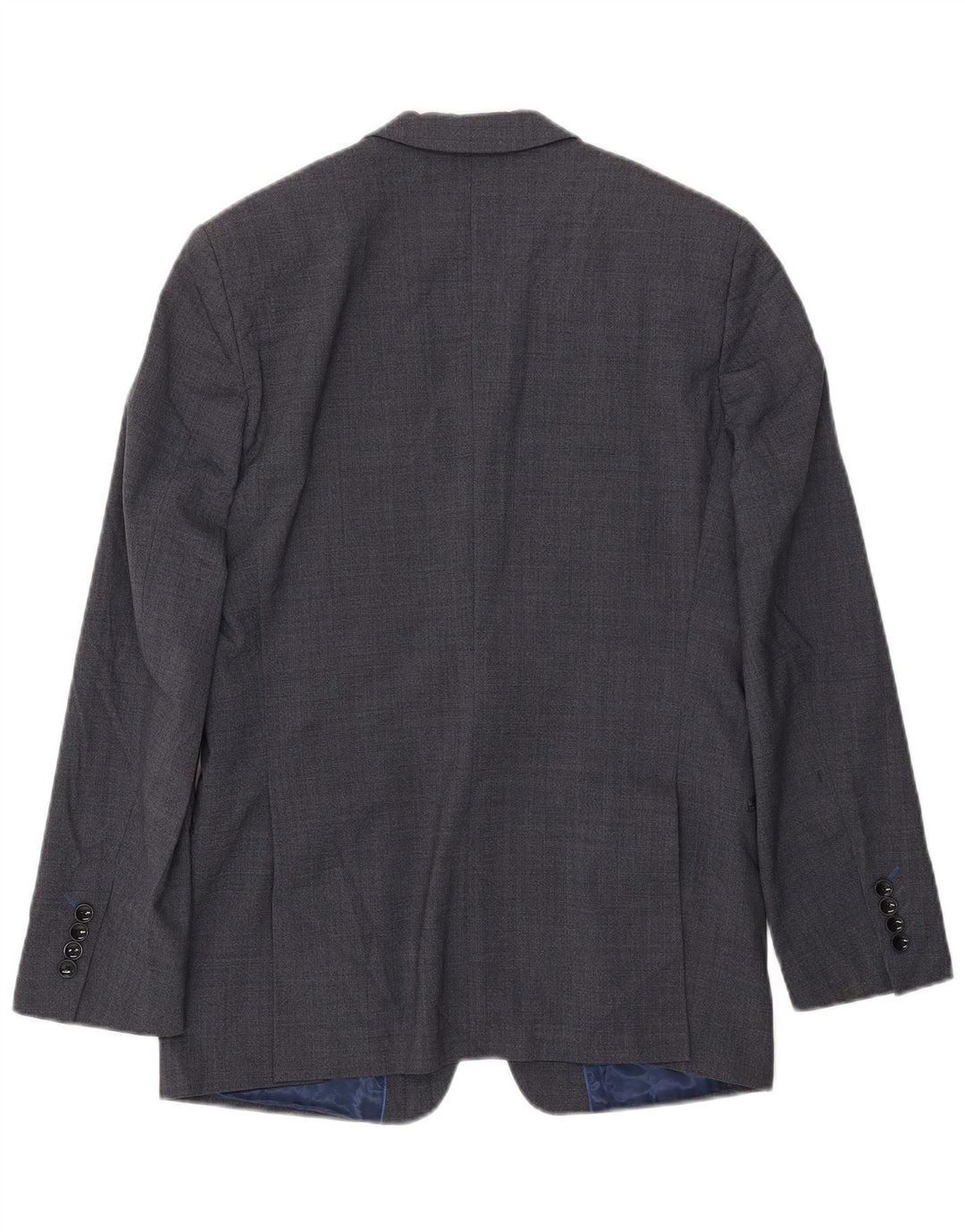 Marks & Spencer Herre 1-knap blazerjakke UK 38 Medium Blue Wool