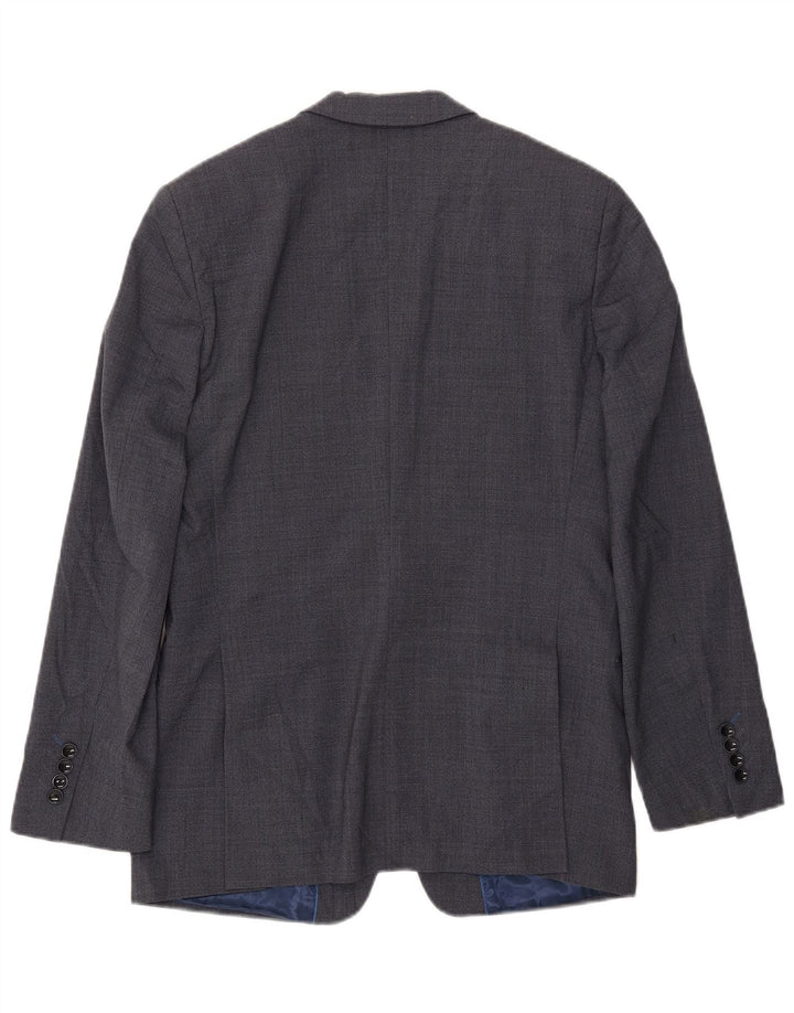 Marks & Spencer Herre 1-knap blazerjakke UK 38 Medium Blue Wool