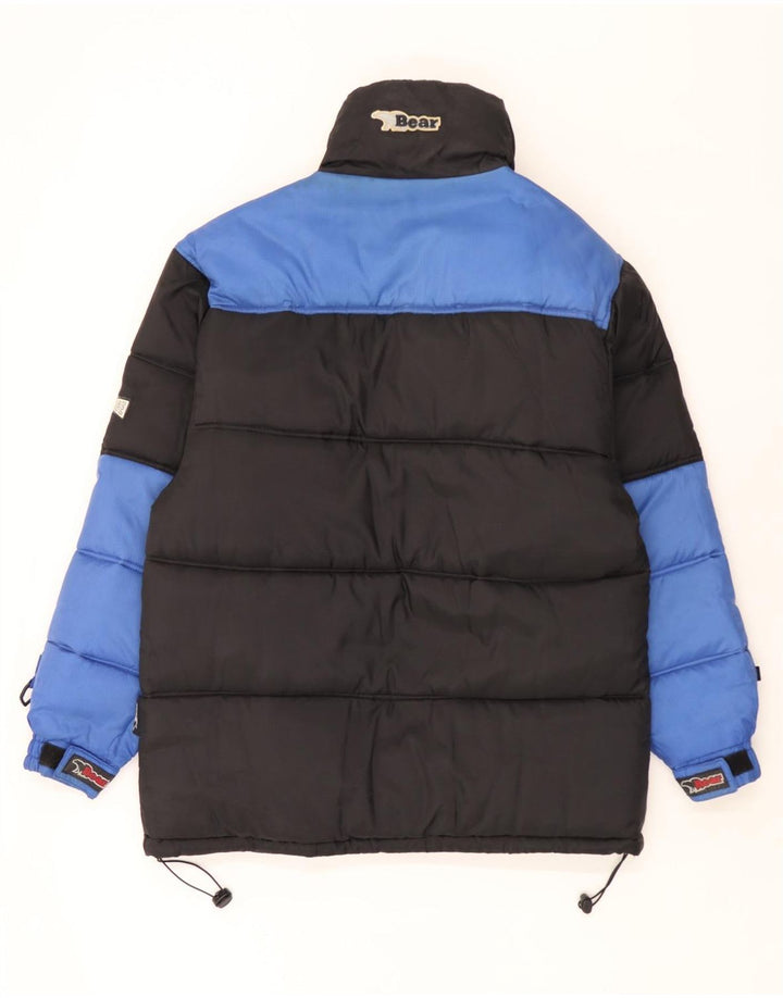 Bear Herre Vendbar polstret jakke UK 38 Medium Navy Blue Polyamid