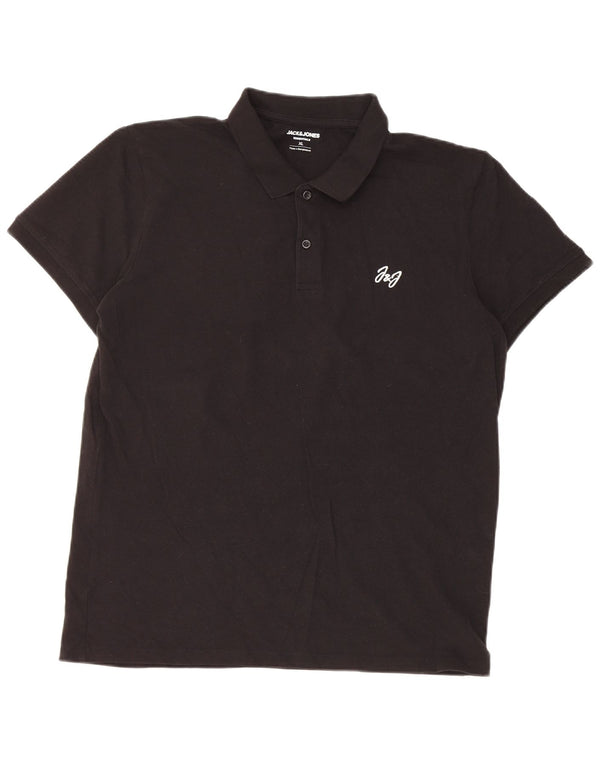 Jack & Jones herre poloshirt XL sort bomuld