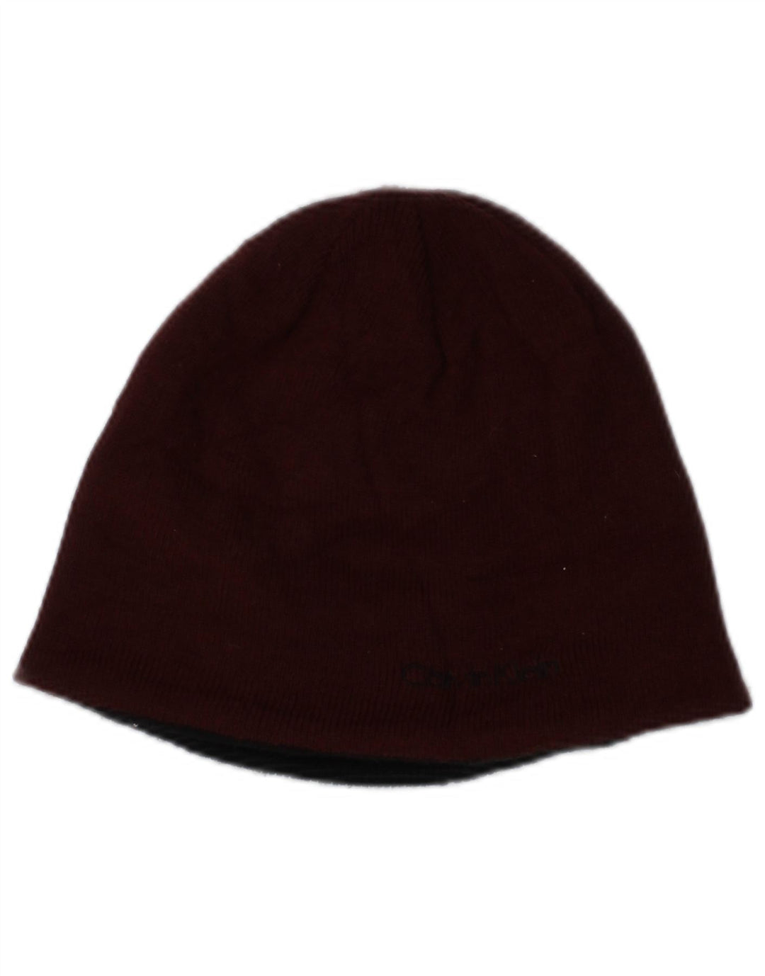 Calvin Klein Herre Beanie Hat One Size Burgundy Akryl