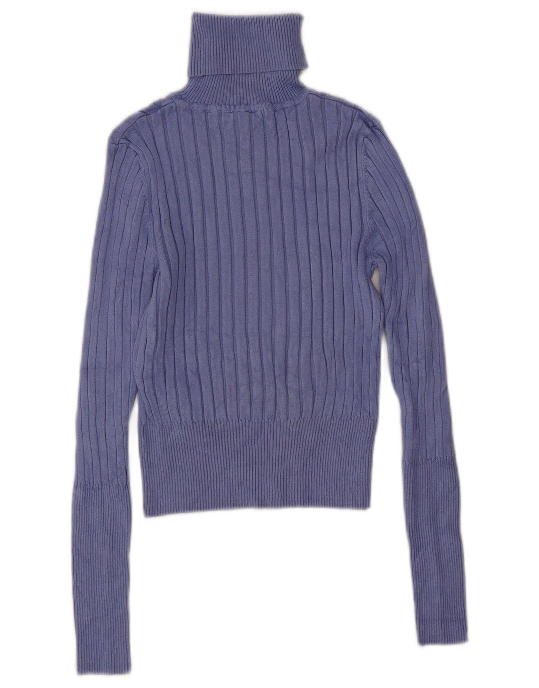 Zara Womens Crop Oversized rullehals sweater UK 12 Medium Purple