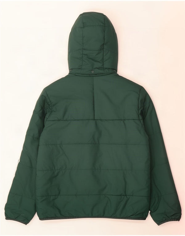 Adidas hættejakke til drenge 10-11 år grøn polyester