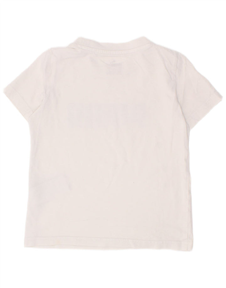 Puma drenge grafisk t-shirt top 5-6 år hvid bomuld