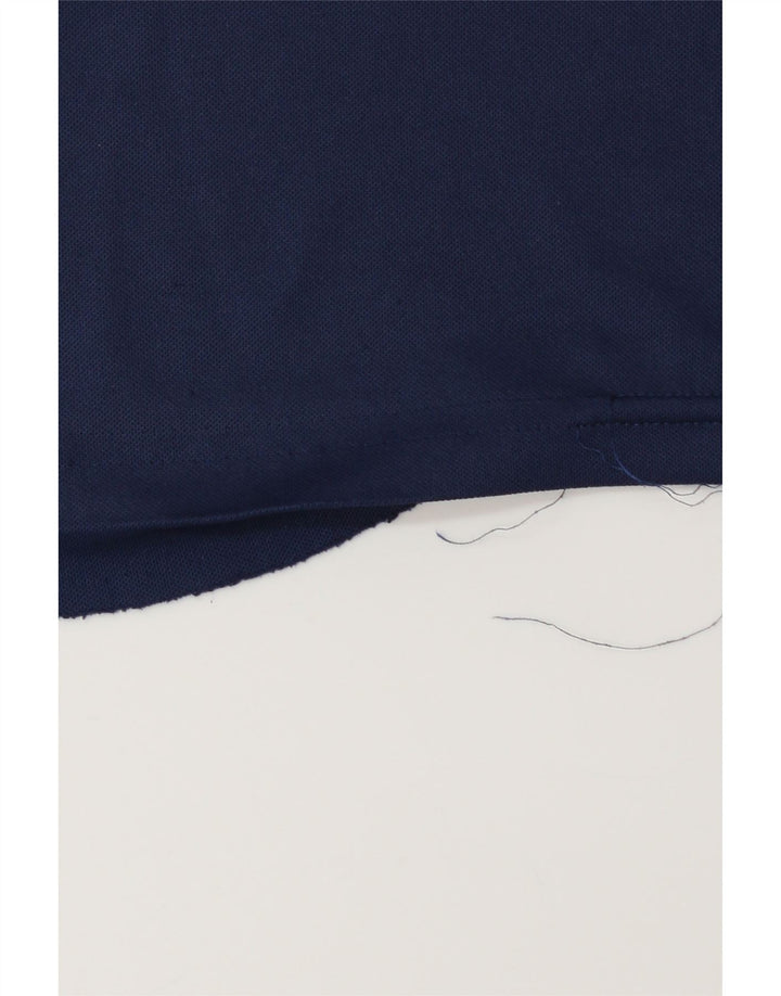 ADIDAS Herre Climalite T-shirt Top Stor marineblå polyester