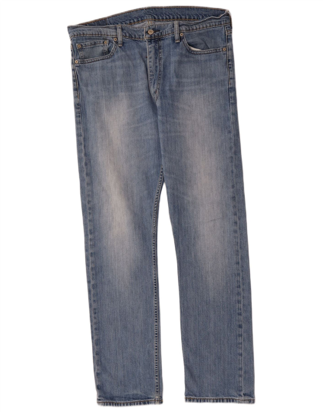 LEVI'S Herre 513 Straight Jeans W36 L31 Blå