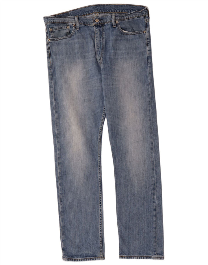 LEVI'S Herre 513 Straight Jeans W36 L31 Blå