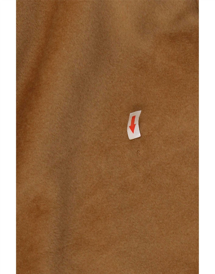 ELENA MIRO Dame Loose Fit Dobbeltradet Frakke UK 16 Stor Brun
