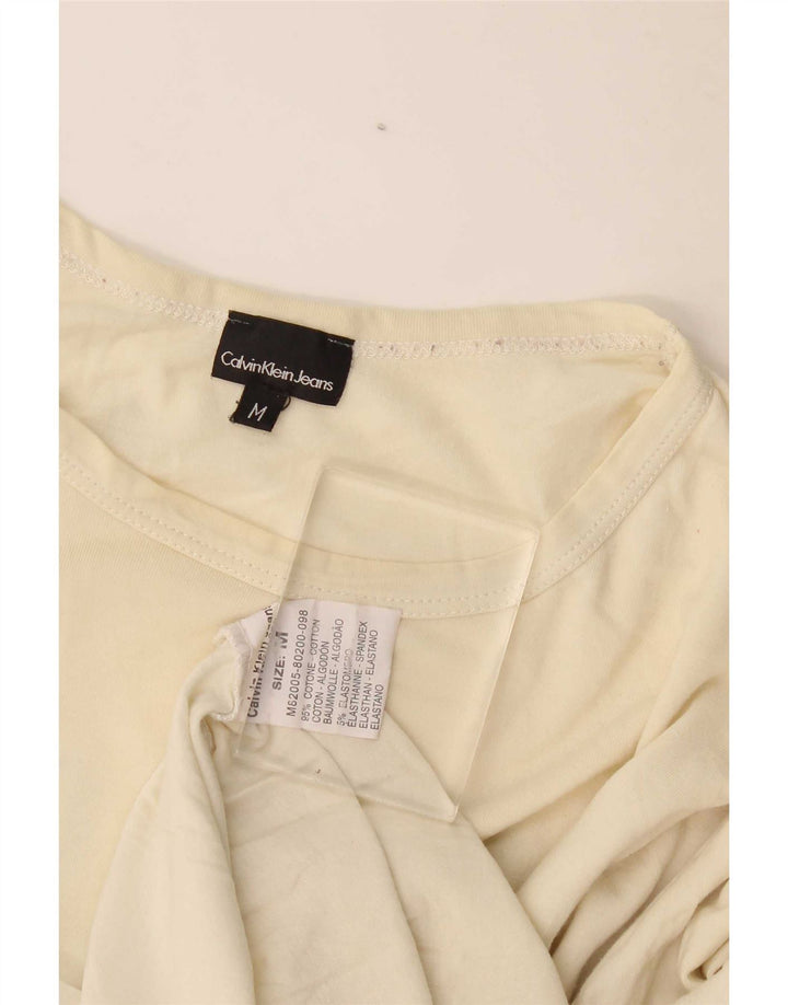 Calvin Klein Jeans Herre Grafisk Top Langærmet Medium Beige Bomuld