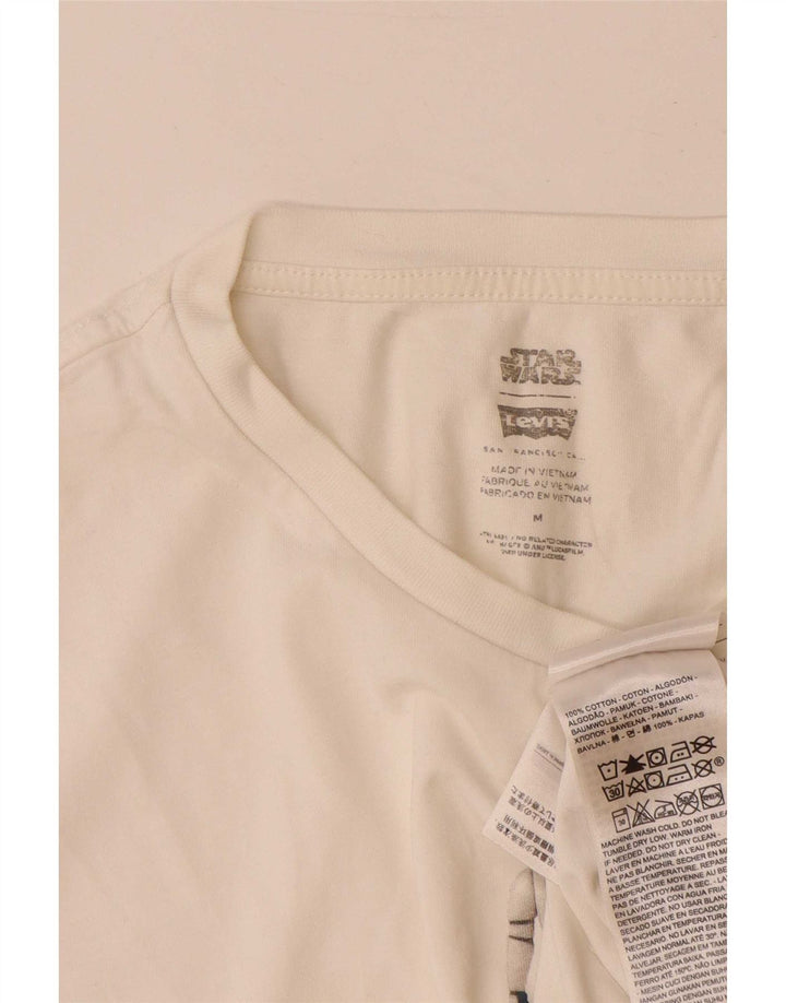 Levi's Herre grafisk T-shirt top mellem hvid bomuld
