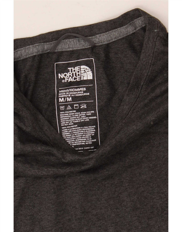 The North Face Herre T-Shirt Top Medium Grey Flecked Polyester