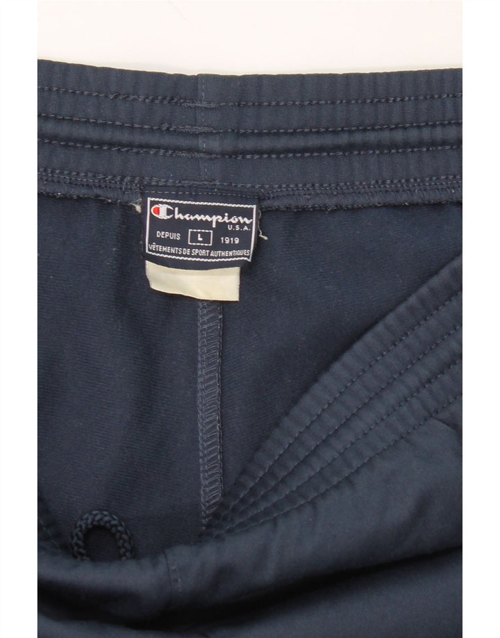 CHAMPION Mens Tracksuit Trousers Large  Navy Blue Vintage Champion and Second-Hand Champion from Messina Hembry 