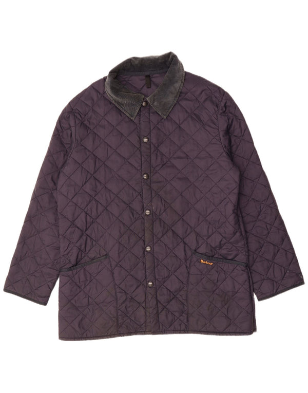 Barbour Herre quiltet jakke UK 44 2XL Navy Blue Polyester