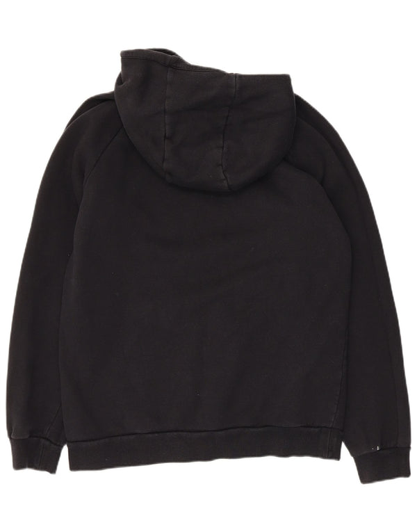 JORDAN Grafisk hættetrøje til mænd mellem sort bomuld