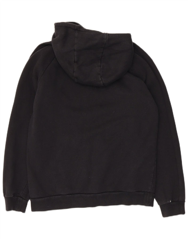 JORDAN Grafisk hættetrøje til mænd mellem sort bomuld