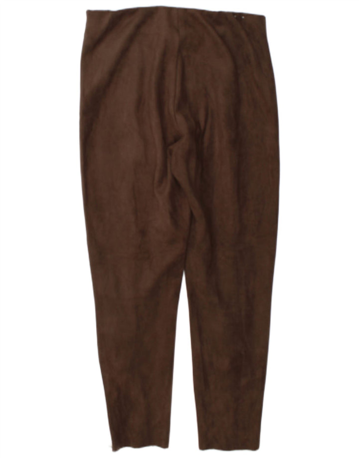 Zara skinny bukser til kvinder XL W32 L27 brun polyester