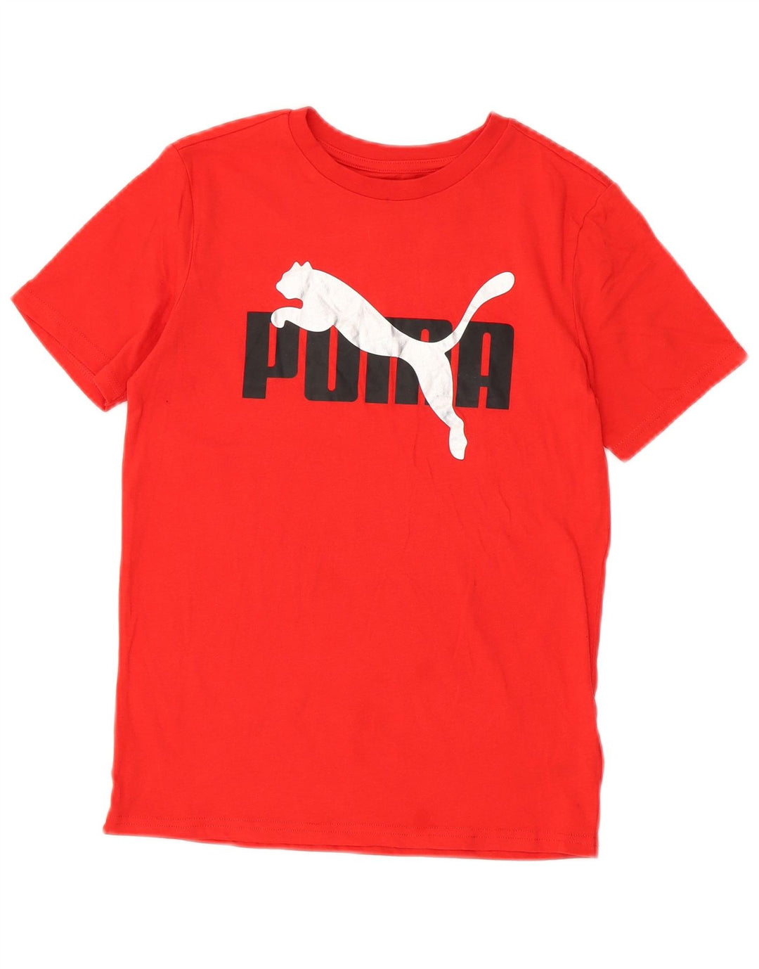 Puma drenge grafisk t-shirt top 10-11 år rød bomuld