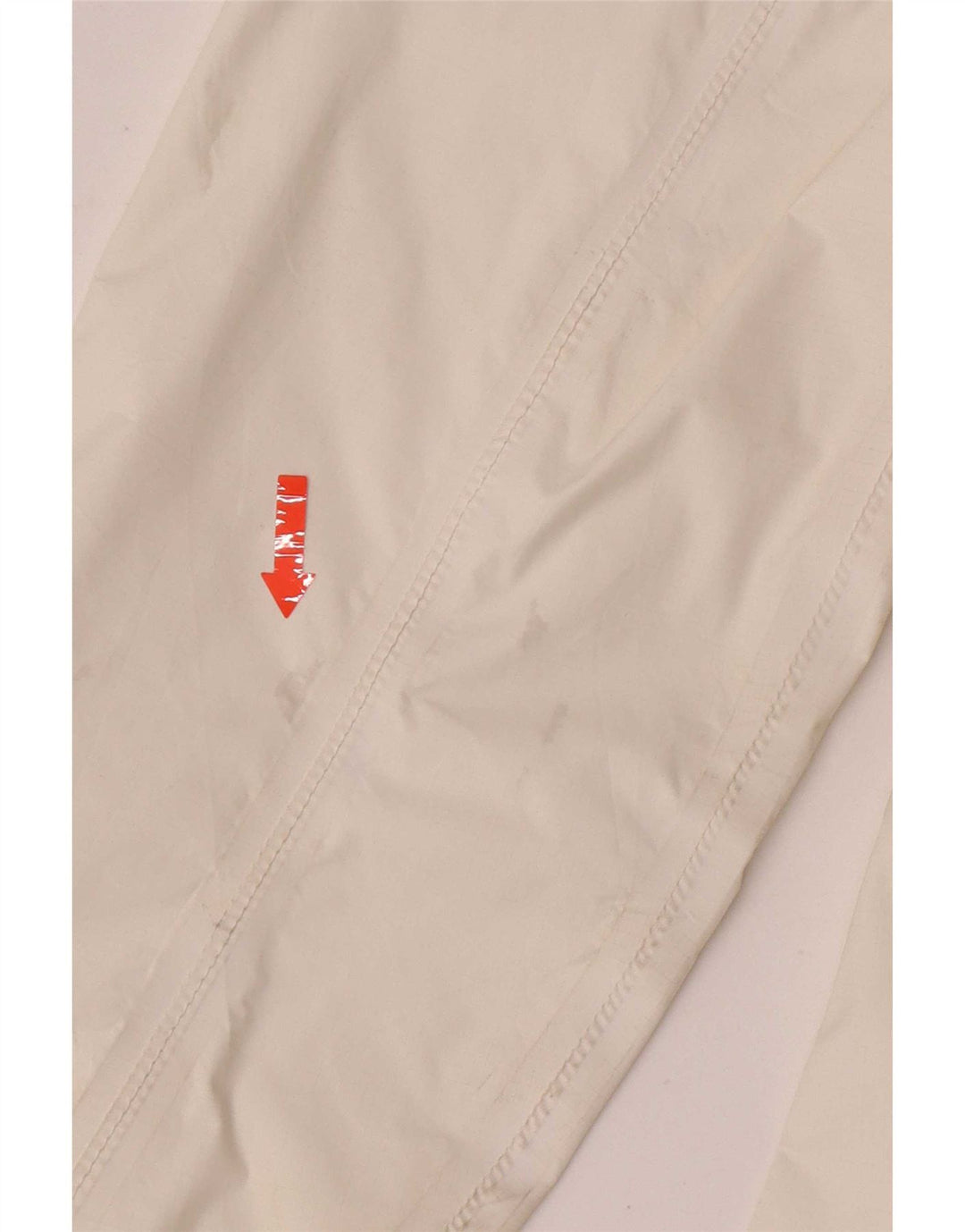 The North Face Regnjakke med hætte til kvinder UK 14 Medium White Nylon