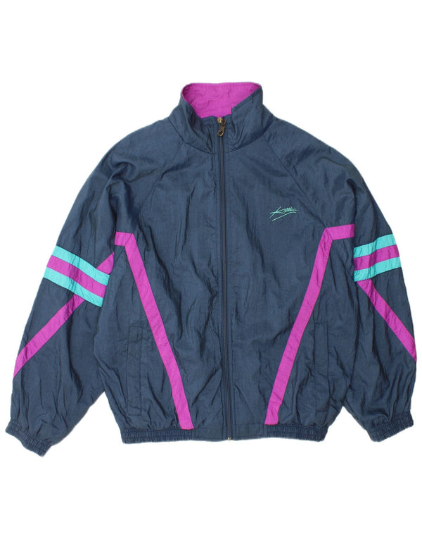 Killtec Herre træningsdragt Topjakke UK 38 Medium Navy Blue Colourblock