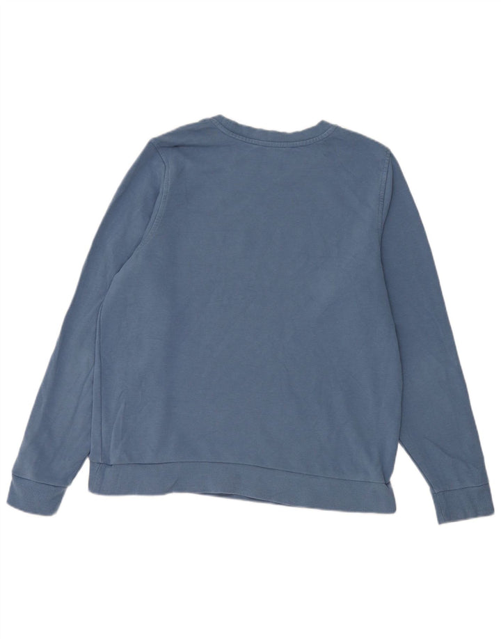 Marks & Spencer Dame Sweatshirt Jumper UK 14 Medium Blue Bomuld
