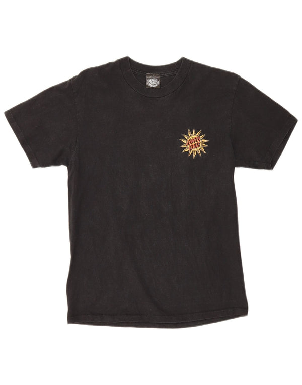 Santa Cruz Herre grafisk T-shirt Top Lille sort bomuld
