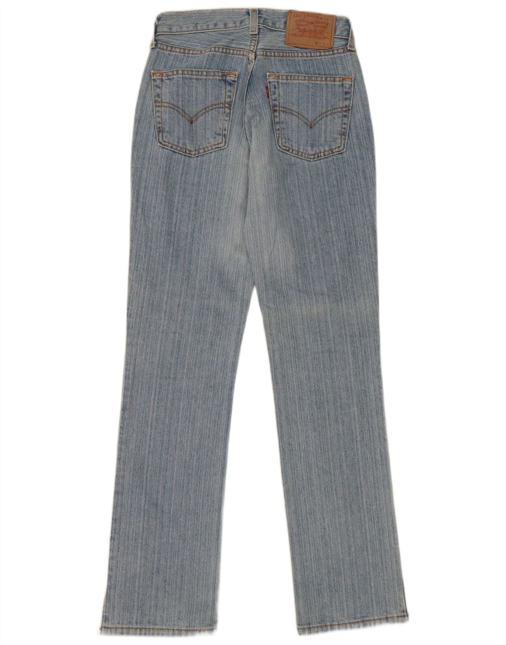 Levi's Dame 595 Straight Jeans W27 L32 Blå Bomuld
