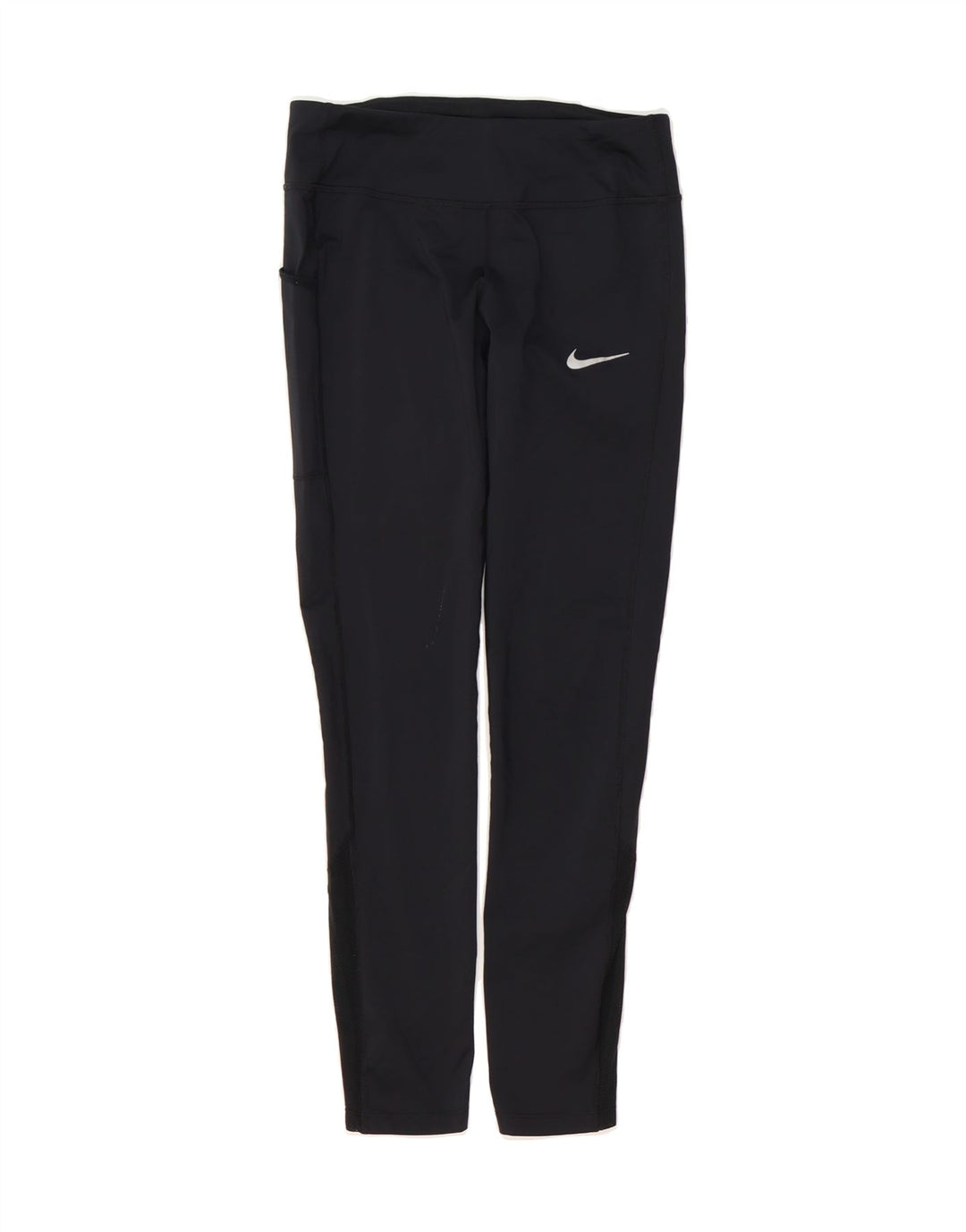 NIKE Womens Dri Fit Leggings UK 10 Small  Black Polyester Vintage Nike and Second-Hand Nike from Messina Hembry 