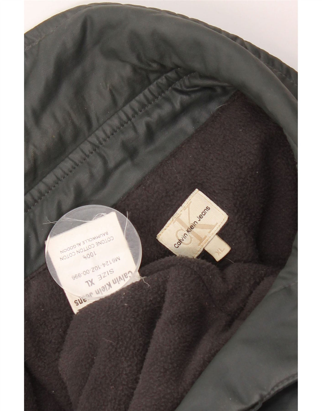 Calvin Klein Jeans Herre Utility Jacket UK 42 XL Grå Bomuld