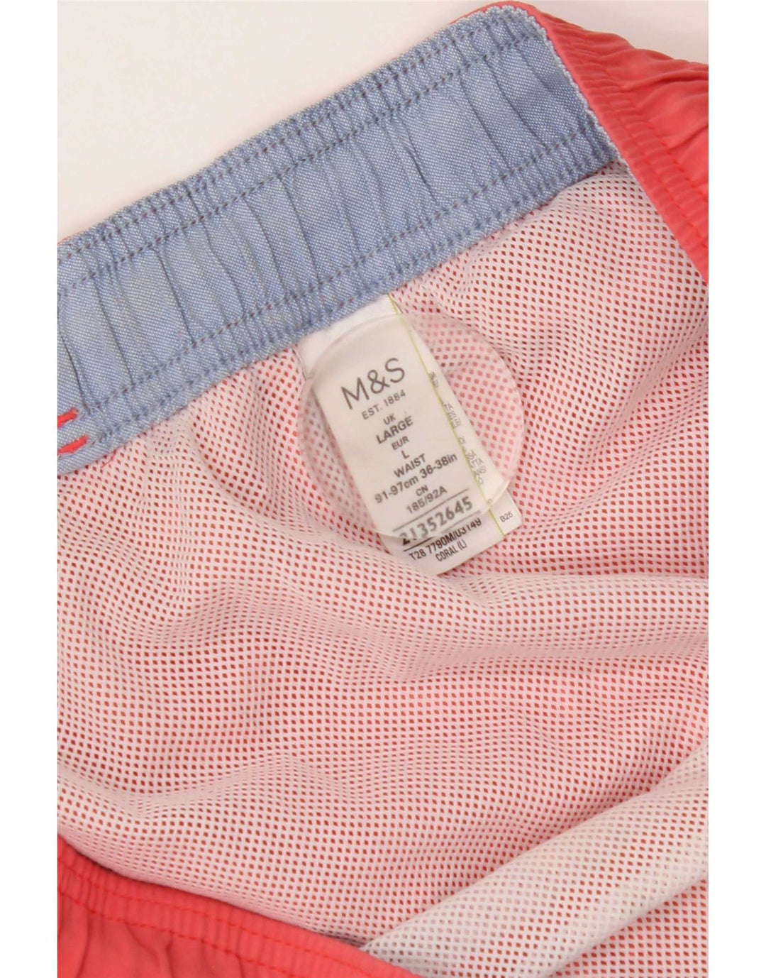 Marks & Spencer Badeshorts til mænd store lyserøde bomuld