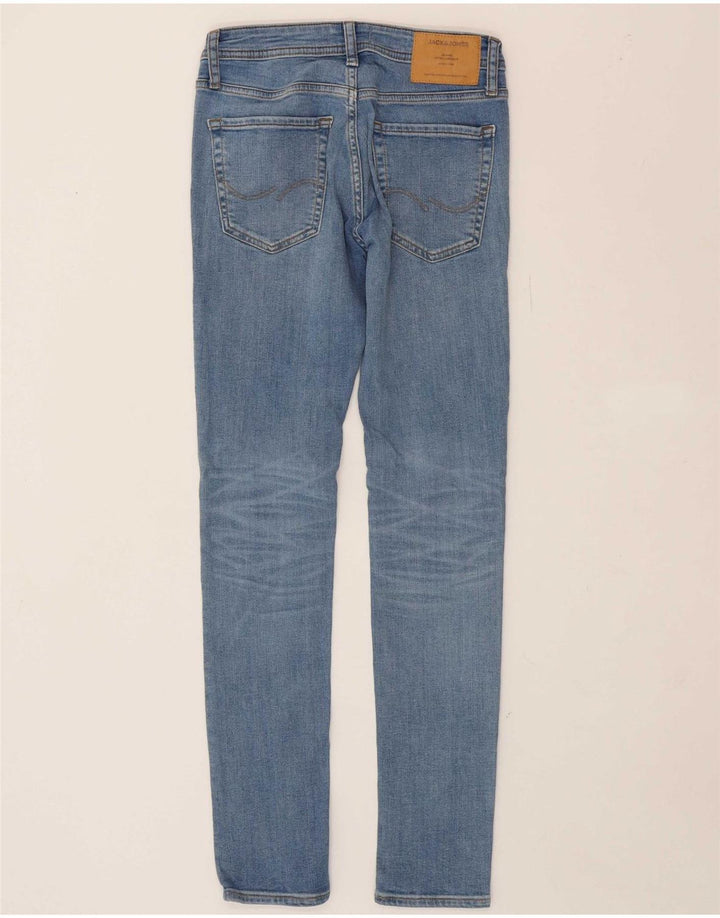 JACK & JONES Mens Liam Skinny Jeans W28 L32 Blue