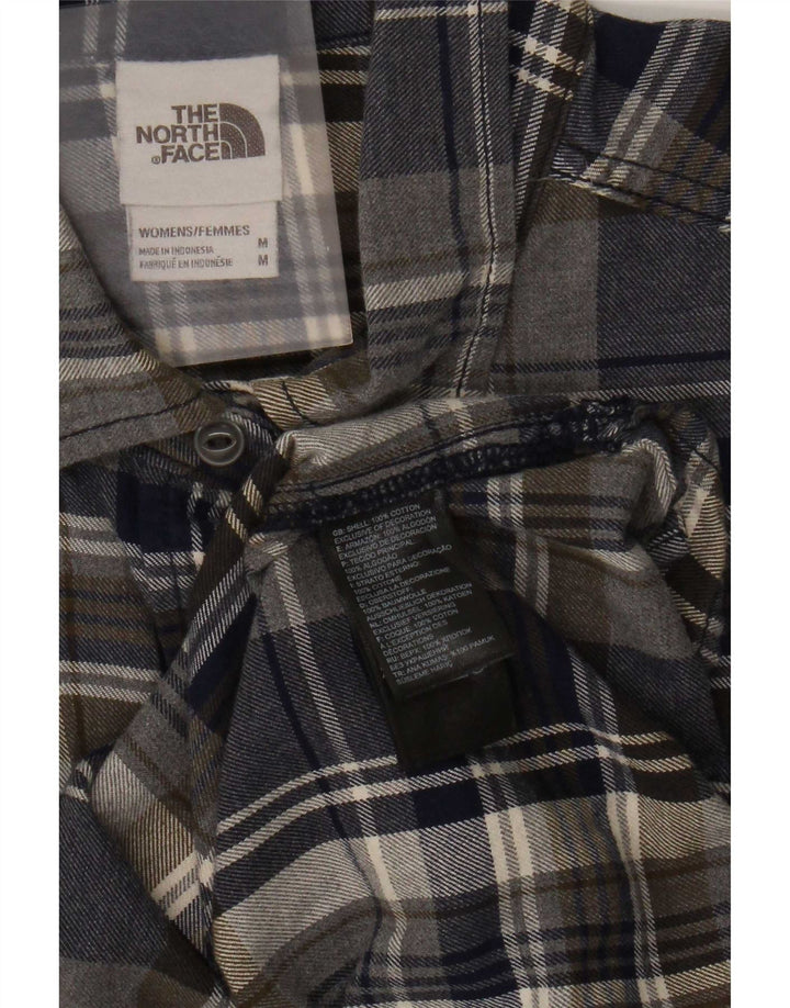The North Face Dame Flanellskjorte UK 14 Medium Flerfarvet Ternet Bomuld