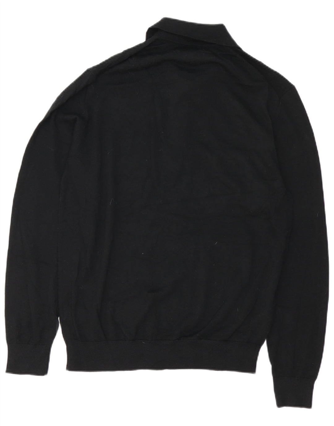 Marks & Spencer Herre Autograf Polo Neck Jumper Sweater Medium Sort