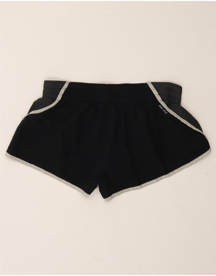 NIKE Womens Dri Fit Sport Shorts UK 16 Large  Black Polyester Vintage Nike and Second-Hand Nike from Messina Hembry 