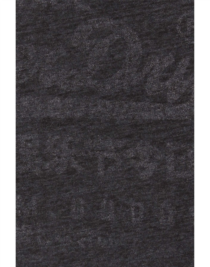 Superdry Grafisk T-shirt-top til mænd, lille grå flækket bomuld