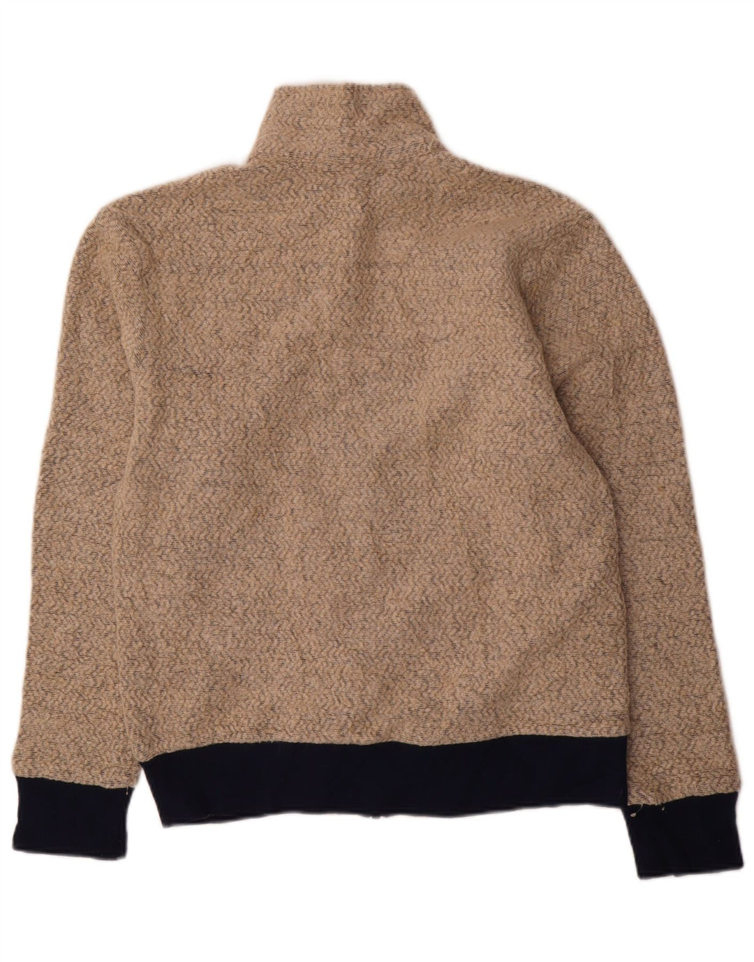 Patagonia Herre Fleecejakke UK 36 Small Beige Chevron Polyester