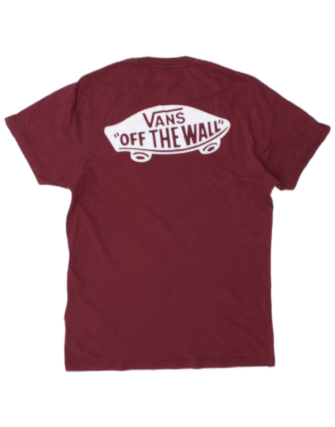 VANS Herre Slim Fit grafisk T-shirt Top Lille rødbrun bomuld