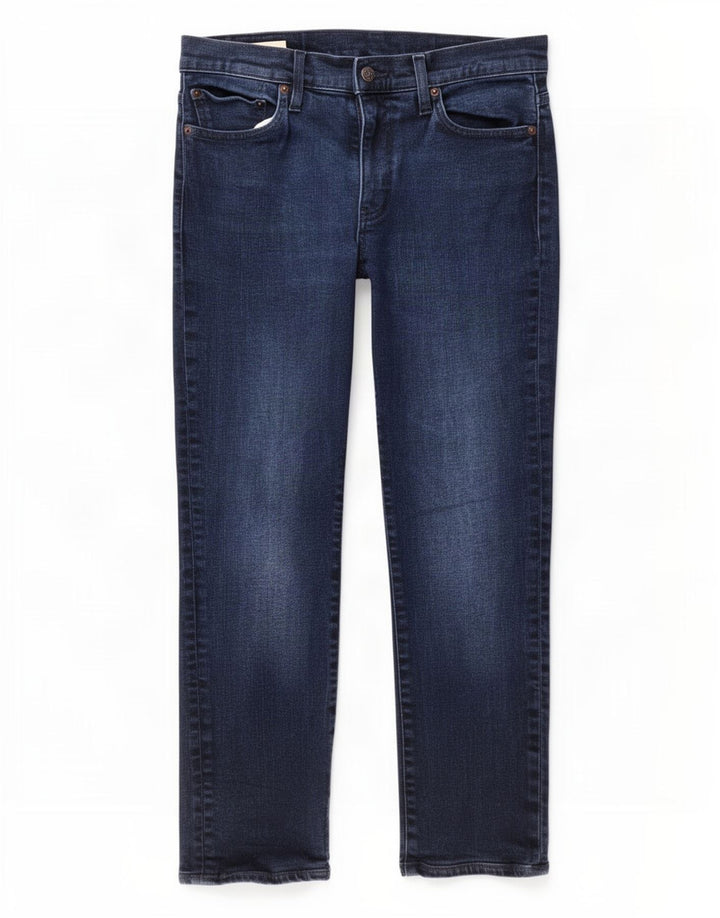 Levi's Straight Jeans til mænd W32 L27 Marineblå bomuld