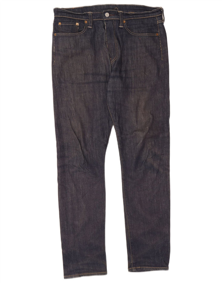 Levi's herre 522 lige jeans W32 L32 marineblå bomuld