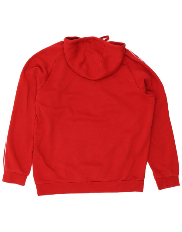 Adidas Herre hættetrøje Jumper XL Rød Bomuld Sports