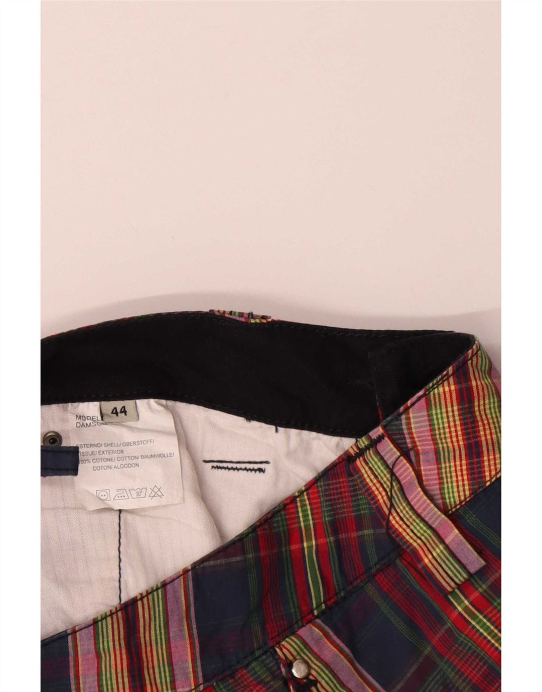 Dacks Chino Shorts til mænd IT 44 XS W30 Flerfarvet ternet bomuld