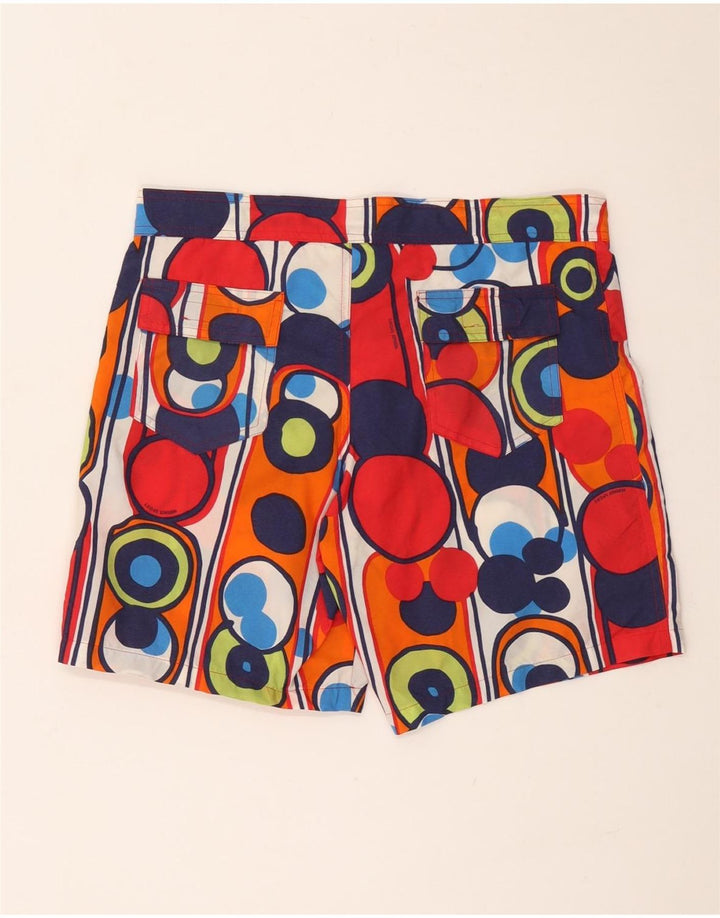 Versace Herre Ittierre Chino Shorts W34 Stor Flerfarvet Geometrisk