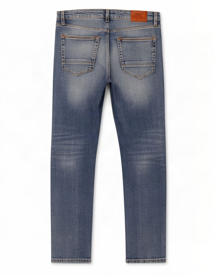Marks & Spencer Herre Slim Jeans W32 L31 Blå Bomuld