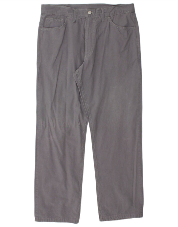 CARRERA Straight Casual Bukser IT 52 XL W36 L29 Grå Bomuld