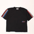 ADIDAS Womens Oversized T-Shirt Top UK 8 Small  Black Cotton Vintage Adidas and Second-Hand Adidas from Messina Hembry 