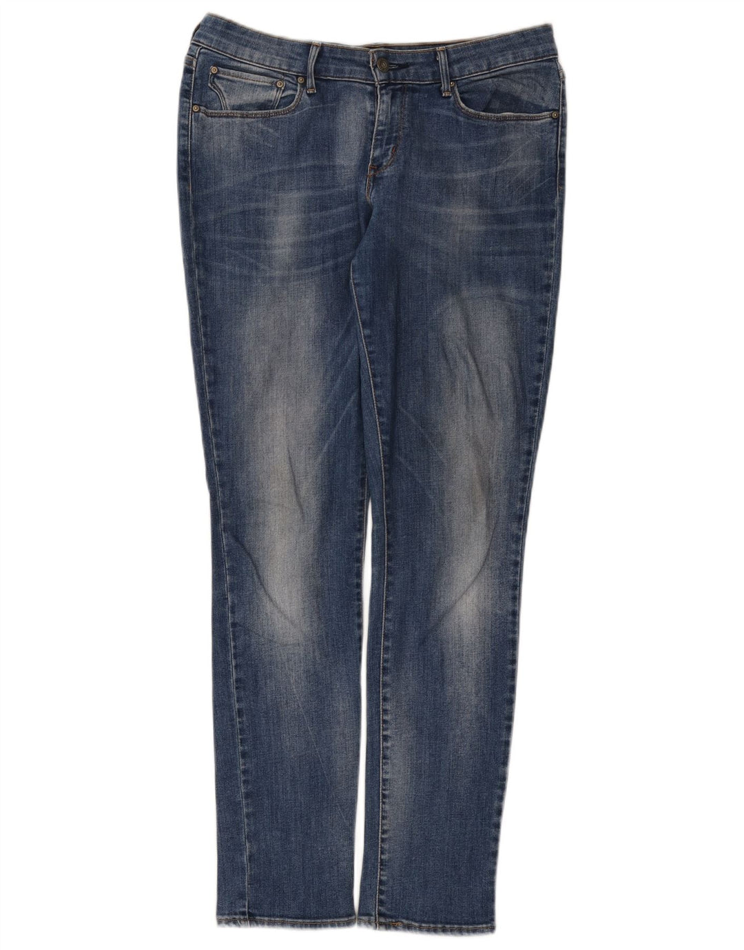 Levi's Slim Jeans til kvinder W31 L34 blå bomuld