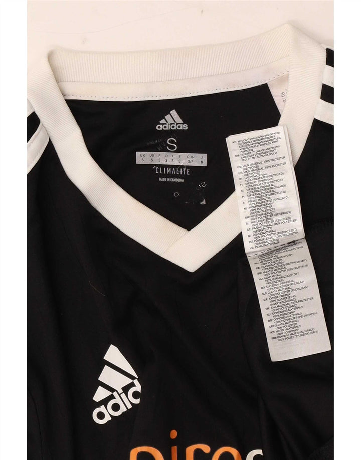Adidas Herre Climalite grafisk T-shirt top lille sort polyester